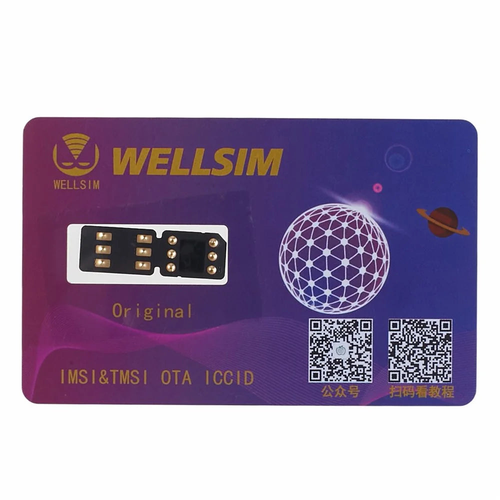 WELLSIM Unlocking Card Sticker SIM Smart Chip for iPhone - 2