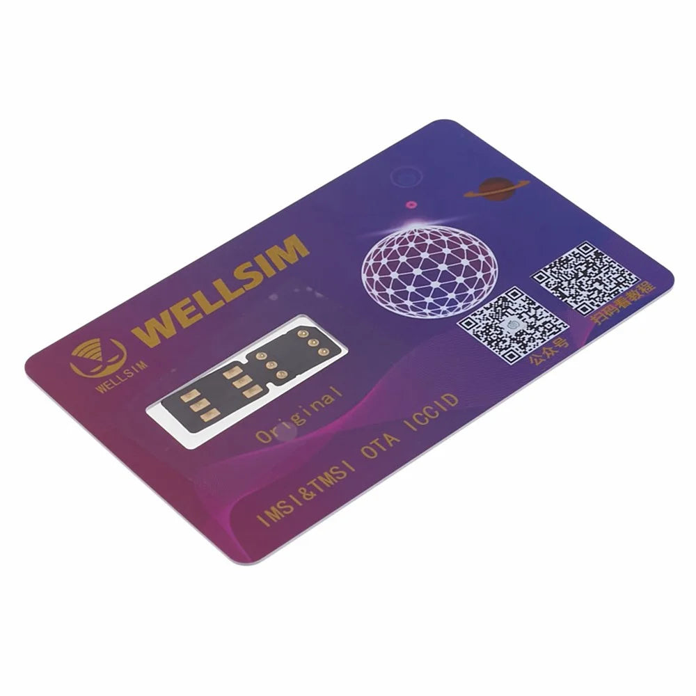 WELLSIM Unlocking Card Sticker SIM Smart Chip for iPhone - 4