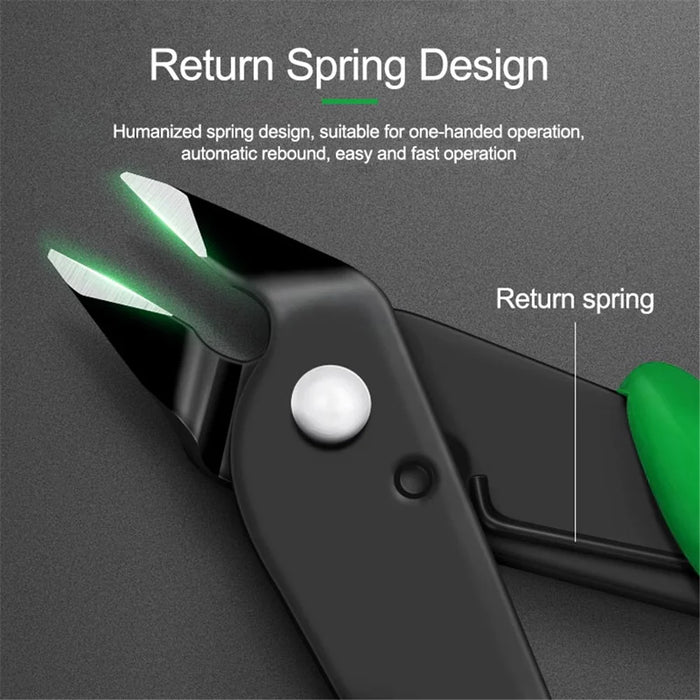 RELIFE RL-113 Precision Diagonal Cutter Handle Portable Non-Slip Skewed Scissors Mini Pliers - 5