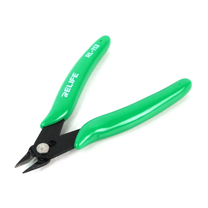 RELIFE RL-113 Precision Diagonal Cutter Handle Portable Non-Slip Skewed Scissors Mini Pliers - 7