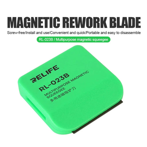 RELIFE RL-023B Magnetic Squeegee LCD Screen Repairing Blade Repair Opening Tool for Phone Tablet - 2