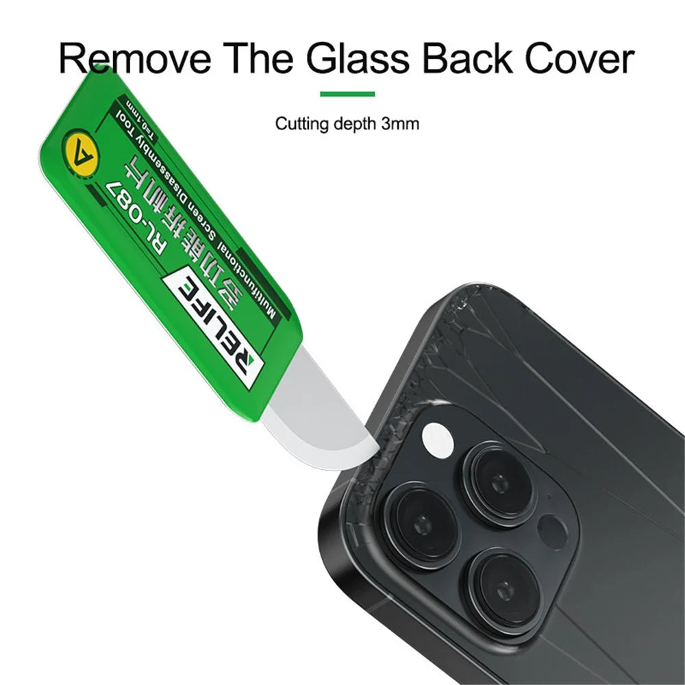 RELIFE RL-087 Screen Disassembly Blade Repair Opening Tool for Smart Cell Phone and Tablet LCD - 4