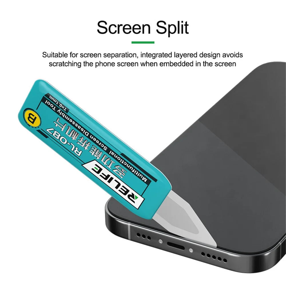 RELIFE RL-087 Screen Disassembly Blade Repair Opening Tool for Smart Cell Phone and Tablet LCD - 6