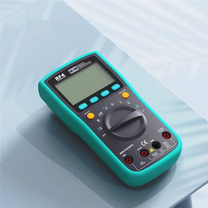 RF4 RF-17N Handheld Digital Multimeter LCD Backlight AC / DC Ammeter Voltmeter Ohm Voltage Tester Meter (without Battery) - 2