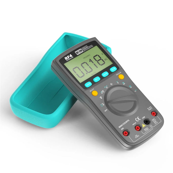 RF4 RF-17N Handheld Digital Multimeter LCD Backlight AC / DC Ammeter Voltmeter Ohm Voltage Tester Meter (without Battery) - 4
