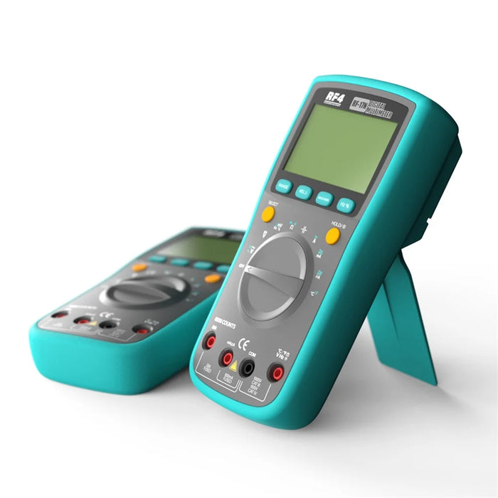 RF4 RF-17N Handheld Digital Multimeter LCD Backlight AC / DC Ammeter Voltmeter Ohm Voltage Tester Meter (without Battery) - 6