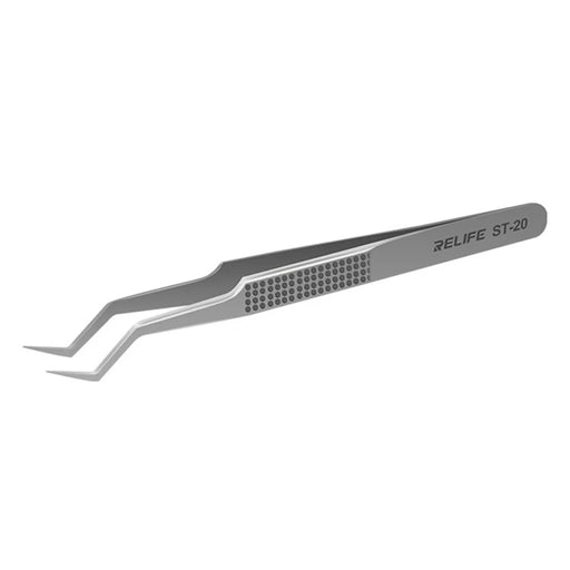RELIFE ST-20 Chip Placement Tin Positioning Tweezers Anti-magnetic Adsorption Tweezers - 1