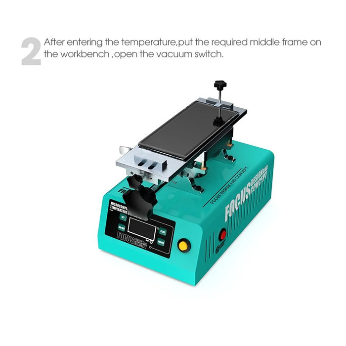 RF4 FREEDOM Vacuum Separator Machine Phone Touch Screen LCD Separator Repair Tool - US Plug - 7