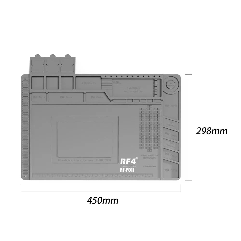 RF4 RF-PO11 High-Temperature Resistant Insulation Pad Repair Mat for Phone Mainboard IC Chipping Soldering - 6