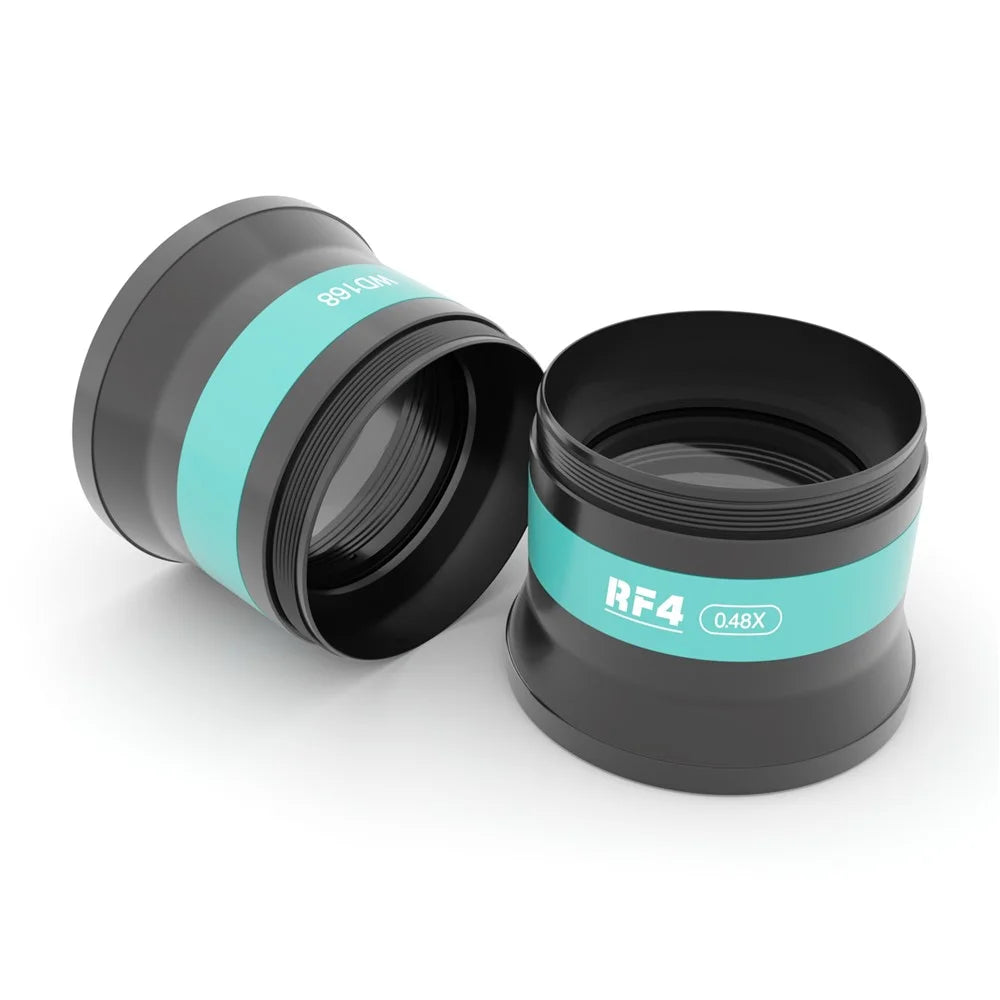 RF4 0.48X Microscopes Lens Auxiliary Objects Lens for Microscopes with 48mm Mounting Thread - 2