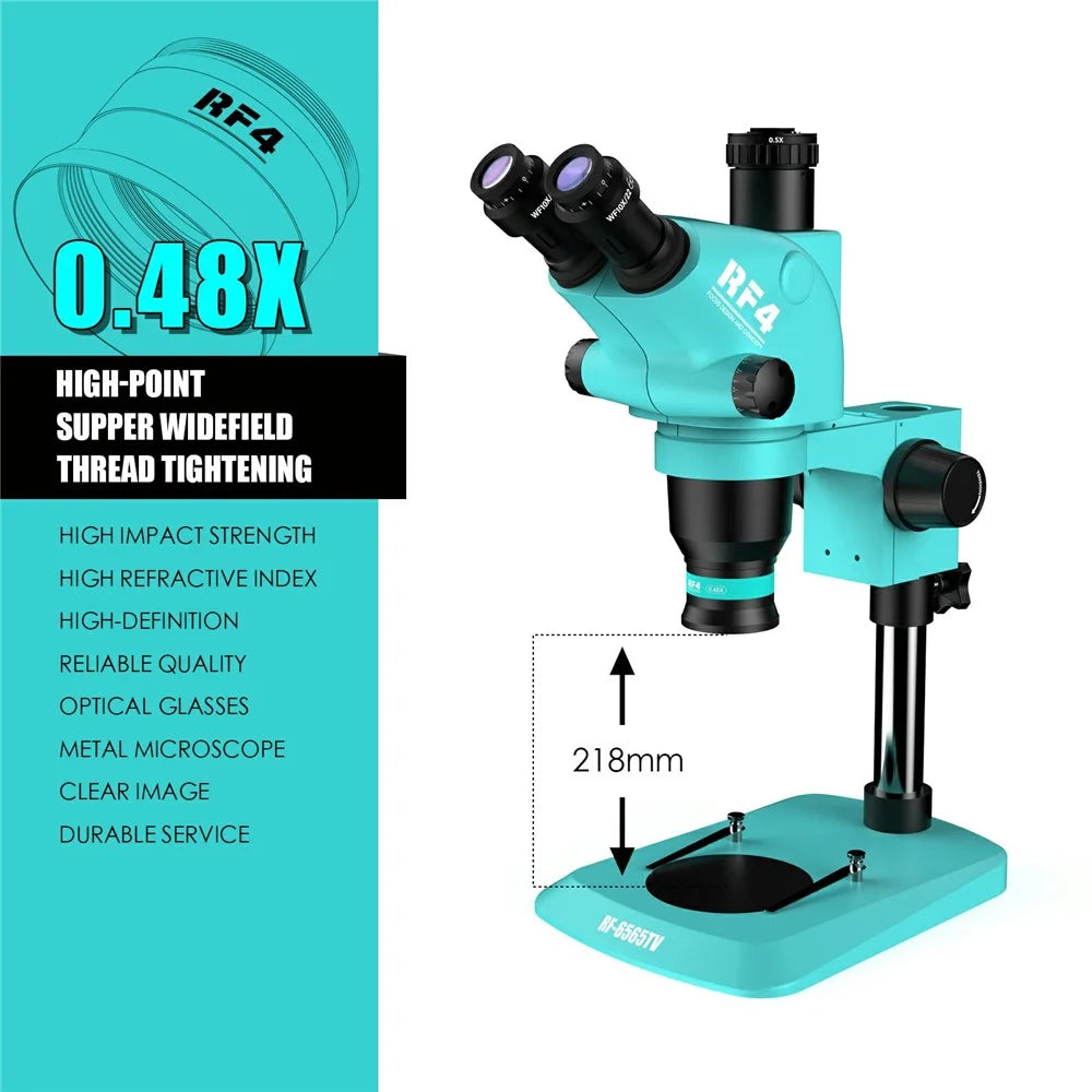 RF4 0.48X Microscopes Lens Auxiliary Objects Lens for Microscopes with 48mm Mounting Thread - 3