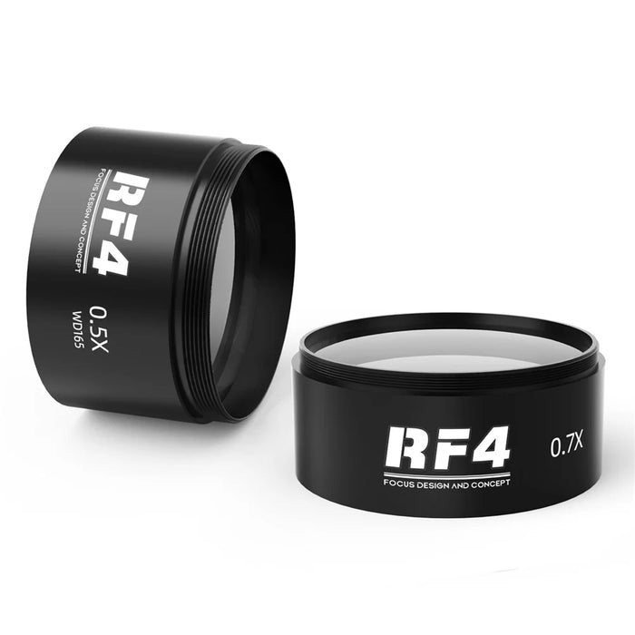 RF4 0.7X Auxiliary Objects Lens Clear Imaging Microscope Auxiliary Objective Lens - 6