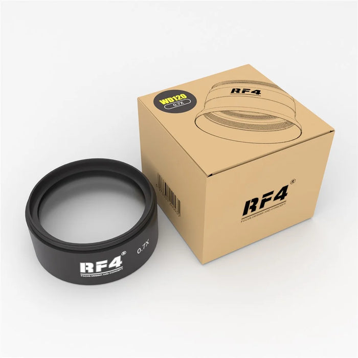 RF4 0.7X Auxiliary Objects Lens Clear Imaging Microscope Auxiliary Objective Lens - 7
