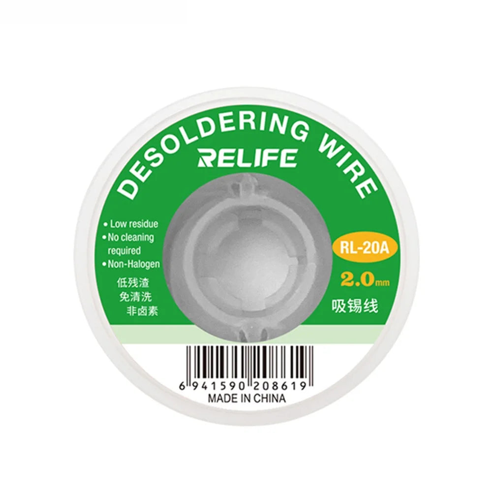 RELIFE RL-20A Tin Wire Tape Copper Welding Solder Remover BGA Repair Tool - 7