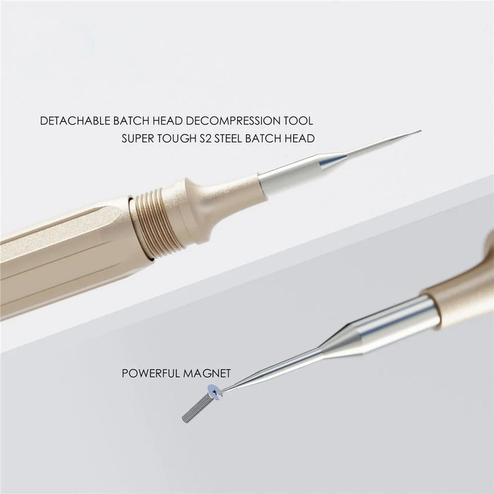 RF4 RF-SD10 5Pcs Double Bearing Rotary Screwdriver Set Handheld Precision Screwdriver Tool Kit for Cell Phones, Tablets - 6