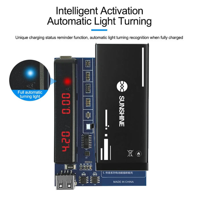 SUNSHINE SS-904B Battery Fast Charging Activation Board for Tecno / itel / Infinix Series - 4