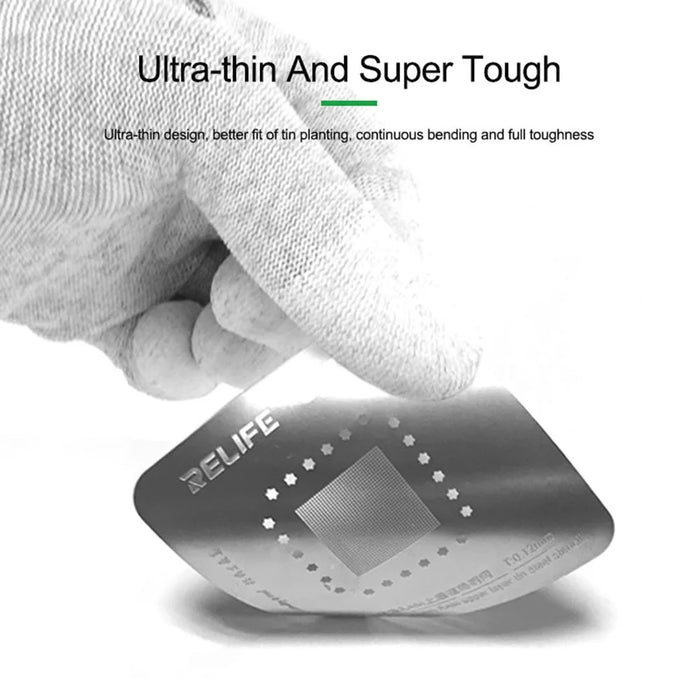 RELIFE RL-044 58Pcs Android Series Chip Planting Tin Steel Mesh Set Phones Repair Tools - 5
