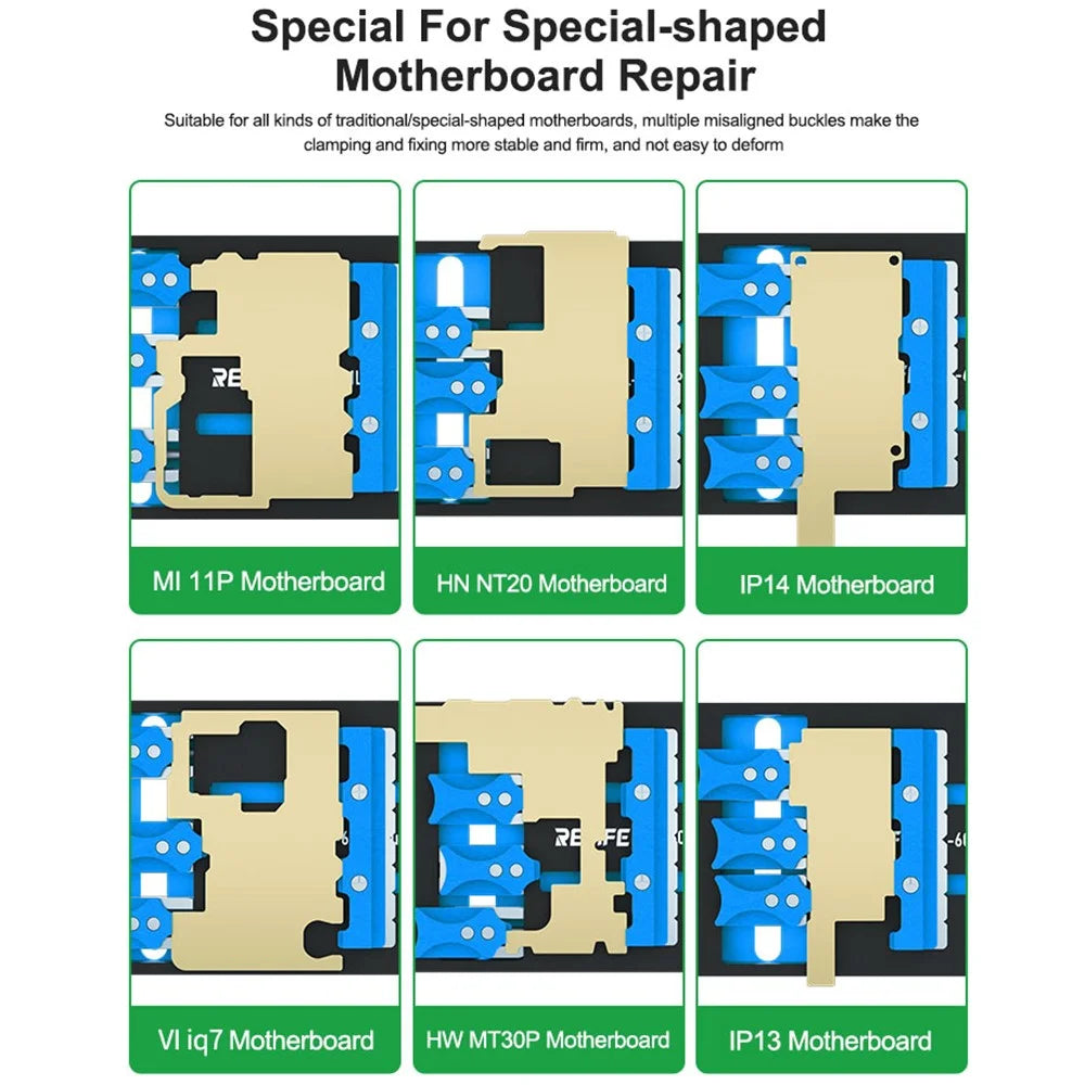 RELIFE RL-601L Plus Special-shaped Motherboard Fixture PCB Board Holder Phone Repair Tool Set - 4