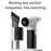 BEST BST-0601 Wireless Handheld Blowing Suction Integrated Turbo Fan Car Home Cleaning Tool - 3