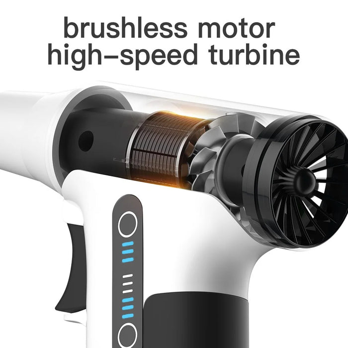 BEST BST-0601 Wireless Handheld Blowing Suction Integrated Turbo Fan Car Home Cleaning Tool - 5