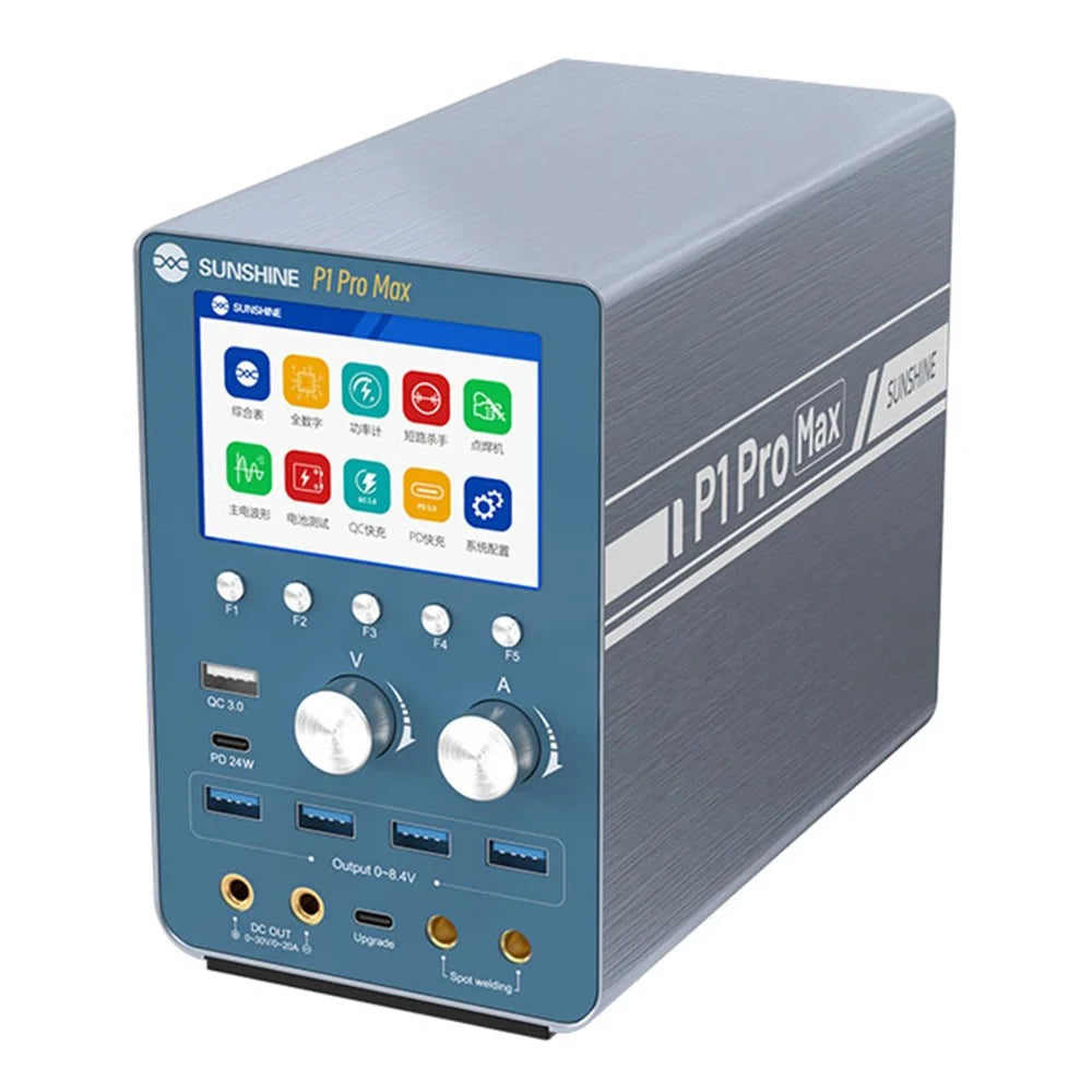 SUNSHINE P1 Pro Max Intelligent Regulated Power Supply Current Voltage Regulation Power Meter - EU Plug - 1