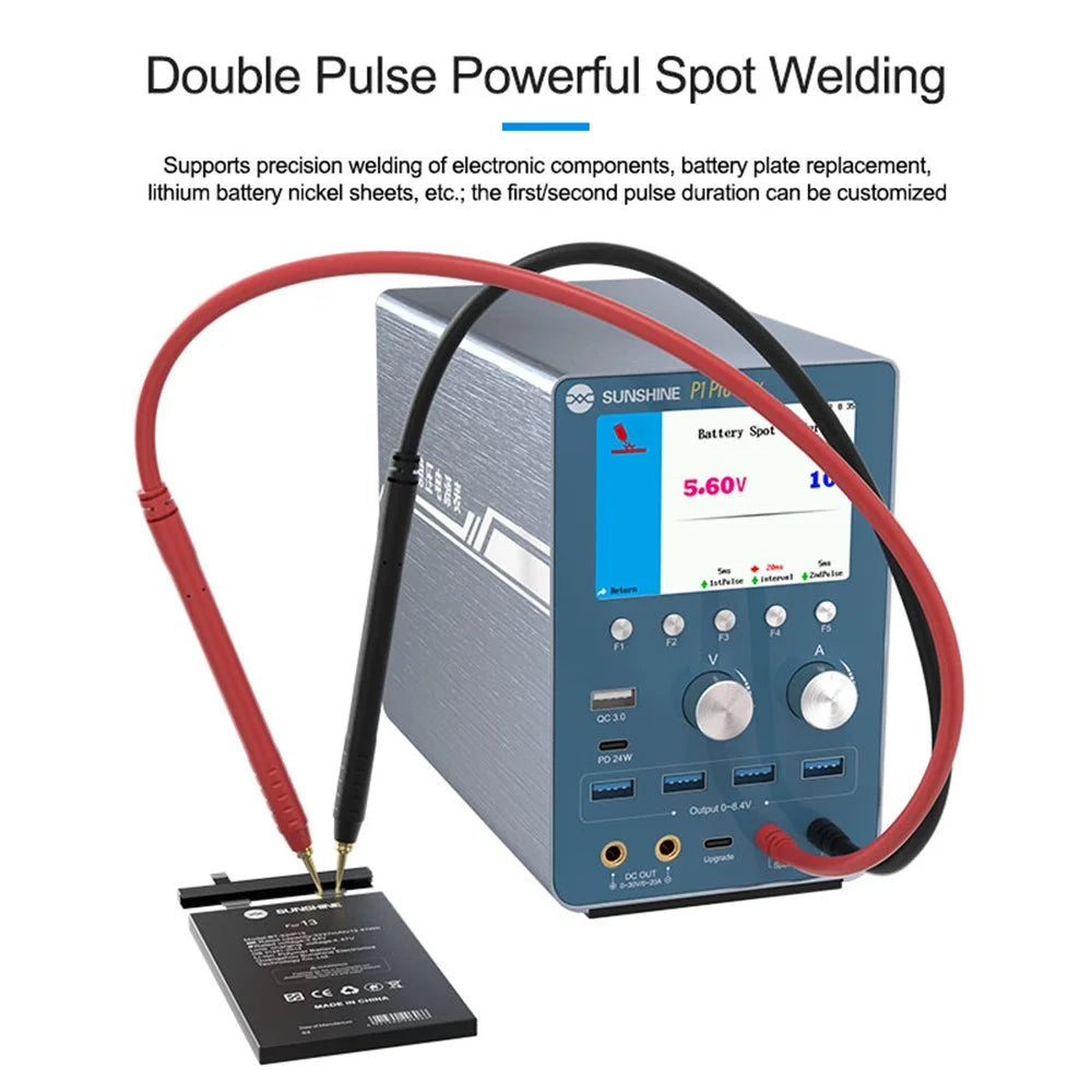 SUNSHINE P1 Pro Max Intelligent Regulated Power Supply Current Voltage Regulation Power Meter - EU Plug - 3