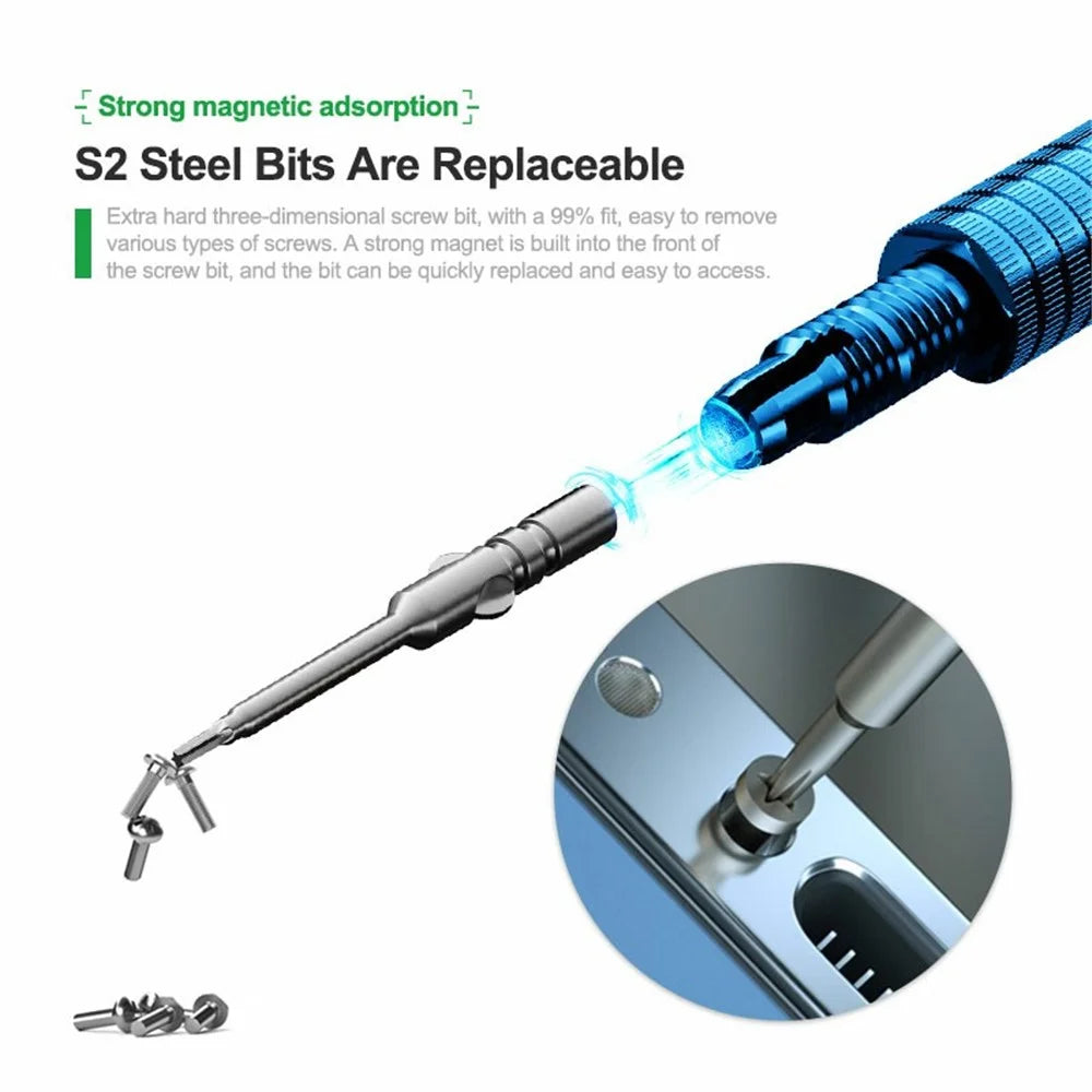 RELIFE RL-725 6-in-1 Adjustable Torque Screwdriver Phone Tablet High Precision Screwdriver Tool - 5