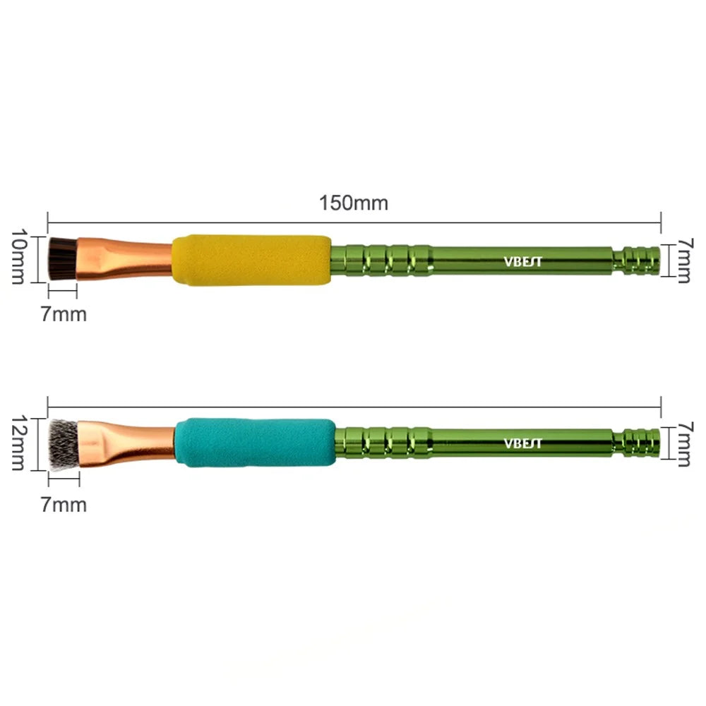 VBEST VBST-81 2Pcs PCB Circuit Board Cleaning Brush Motherboard IC Tin / Glue Remover - 7