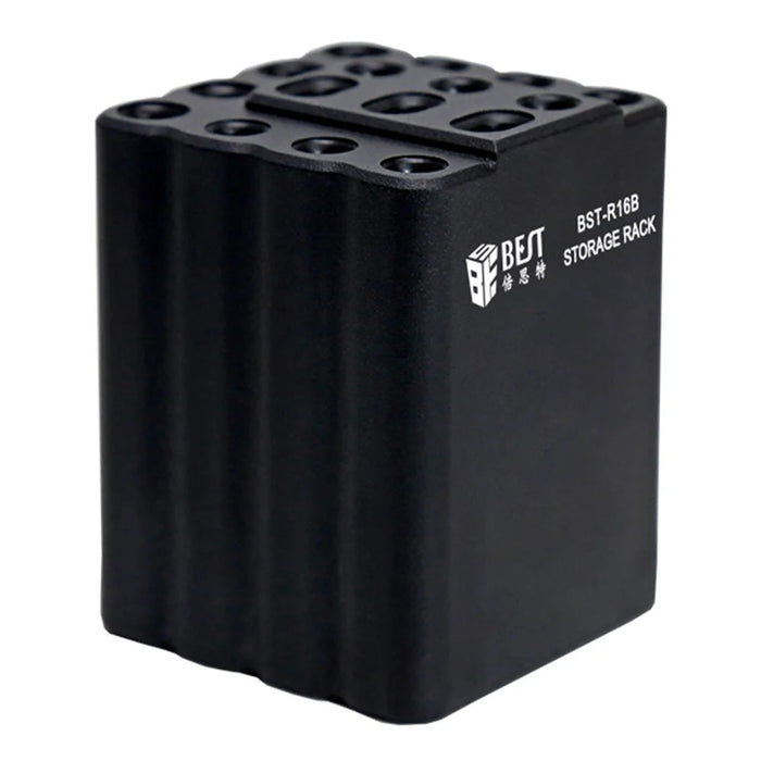 BEST BST-R16B 16-Hole Classified Storage Box Soldering Iron Tips Organizer Phone Repair Tool Holder - 1