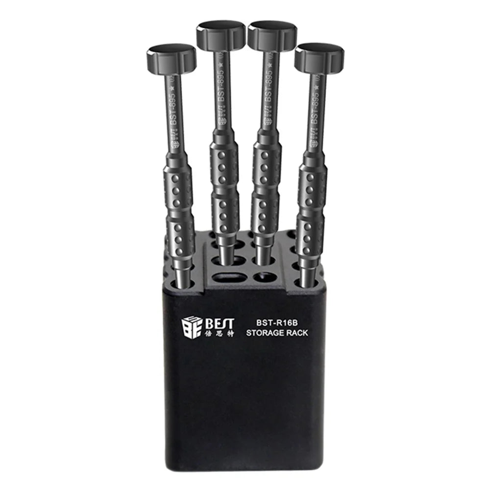 BEST BST-R16B 16-Hole Classified Storage Box Soldering Iron Tips Organizer Phone Repair Tool Holder - 5
