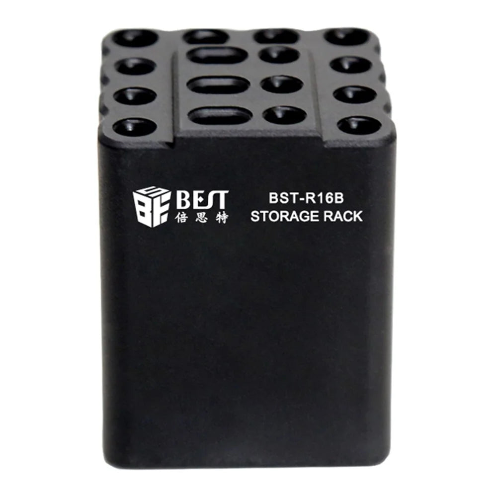 BEST BST-R16B 16-Hole Classified Storage Box Soldering Iron Tips Organizer Phone Repair Tool Holder - 6