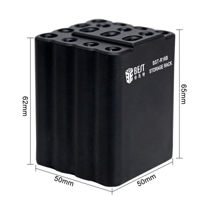 BEST BST-R16B 16-Hole Classified Storage Box Soldering Iron Tips Organizer Phone Repair Tool Holder - 7