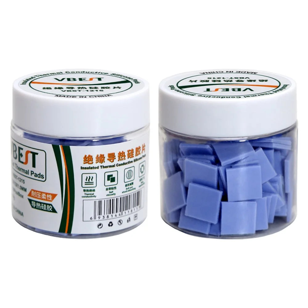VBEST VBST-1215 Insulated Thermal Conductive Silicone Pads for Electronic Chips IC Motherboard Repair - 1