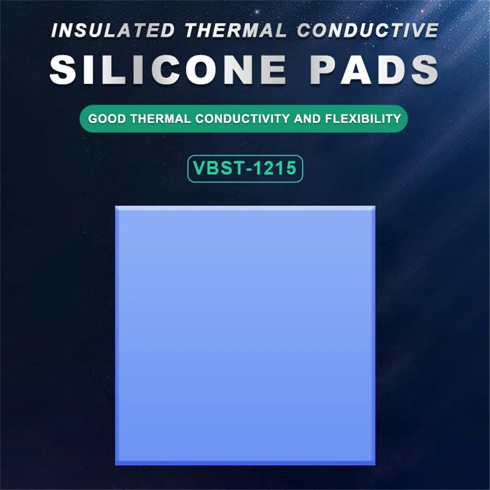 VBEST VBST-1215 Insulated Thermal Conductive Silicone Pads for Electronic Chips IC Motherboard Repair - 3