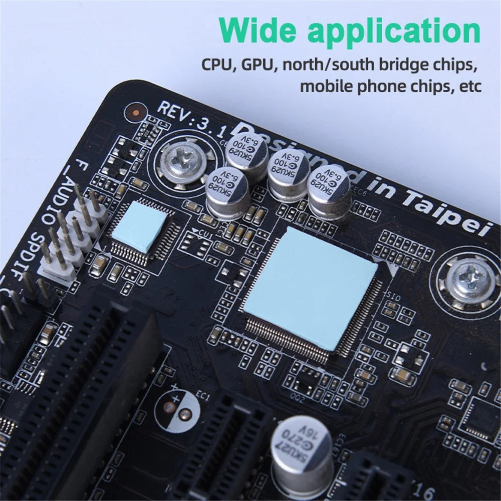 VBEST VBST-1215 Insulated Thermal Conductive Silicone Pads for Electronic Chips IC Motherboard Repair - 4