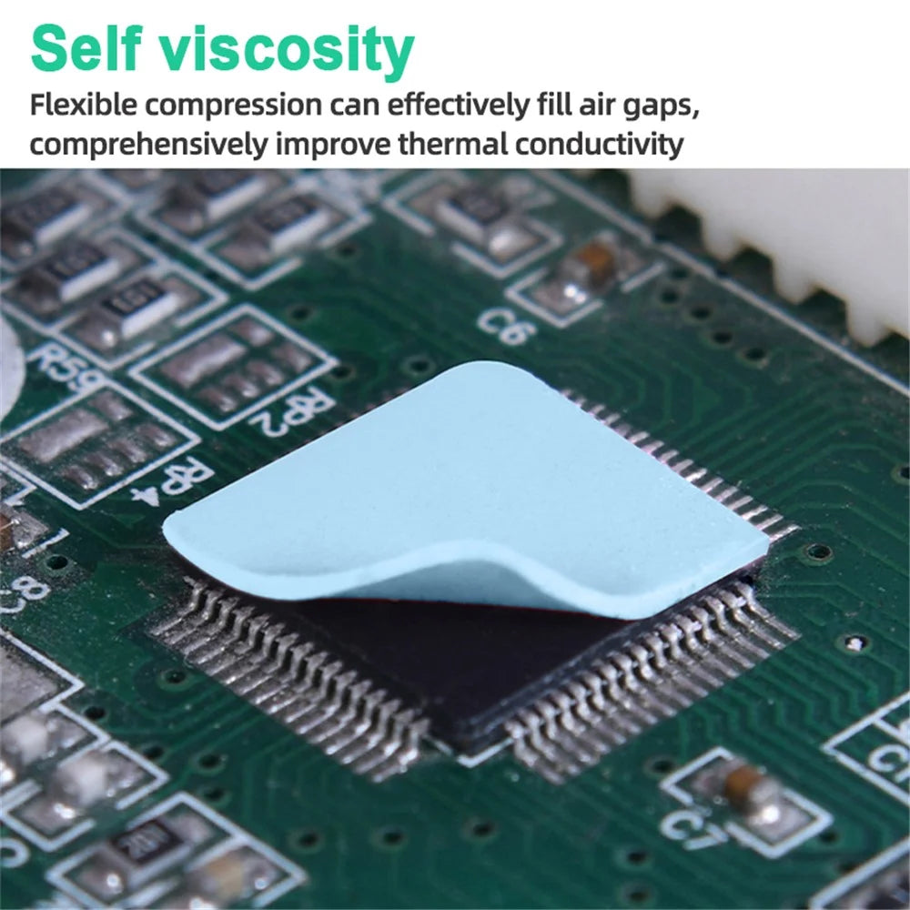 VBEST VBST-1215 Insulated Thermal Conductive Silicone Pads for Electronic Chips IC Motherboard Repair - 5