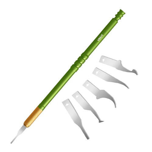 VBEST VBST-79A 5-in-1 CPU Pry Knife Kit Mobile Phone Motherboard IC Chip Glue Remove Repair Tool - 1
