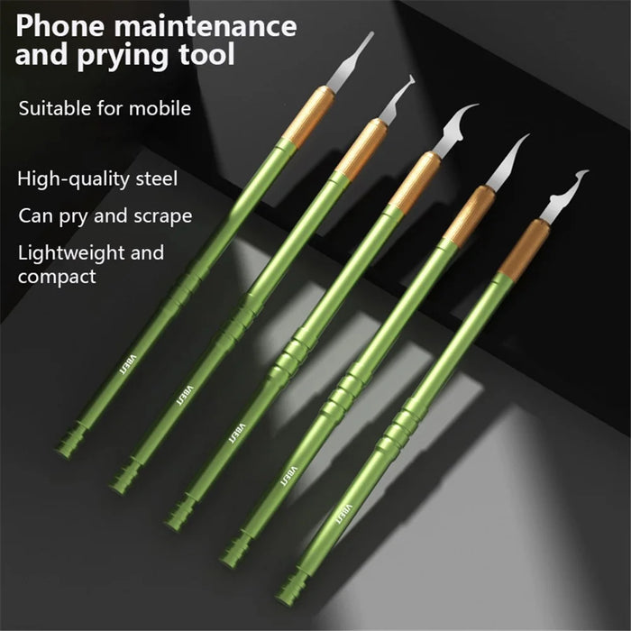 VBEST VBST-79A 5-in-1 CPU Pry Knife Kit Mobile Phone Motherboard IC Chip Glue Remove Repair Tool - 2