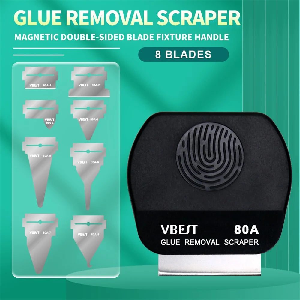 VBEST VBST-80A Magnetic Double-sided Glue Removal Scraper Tools Set - 2