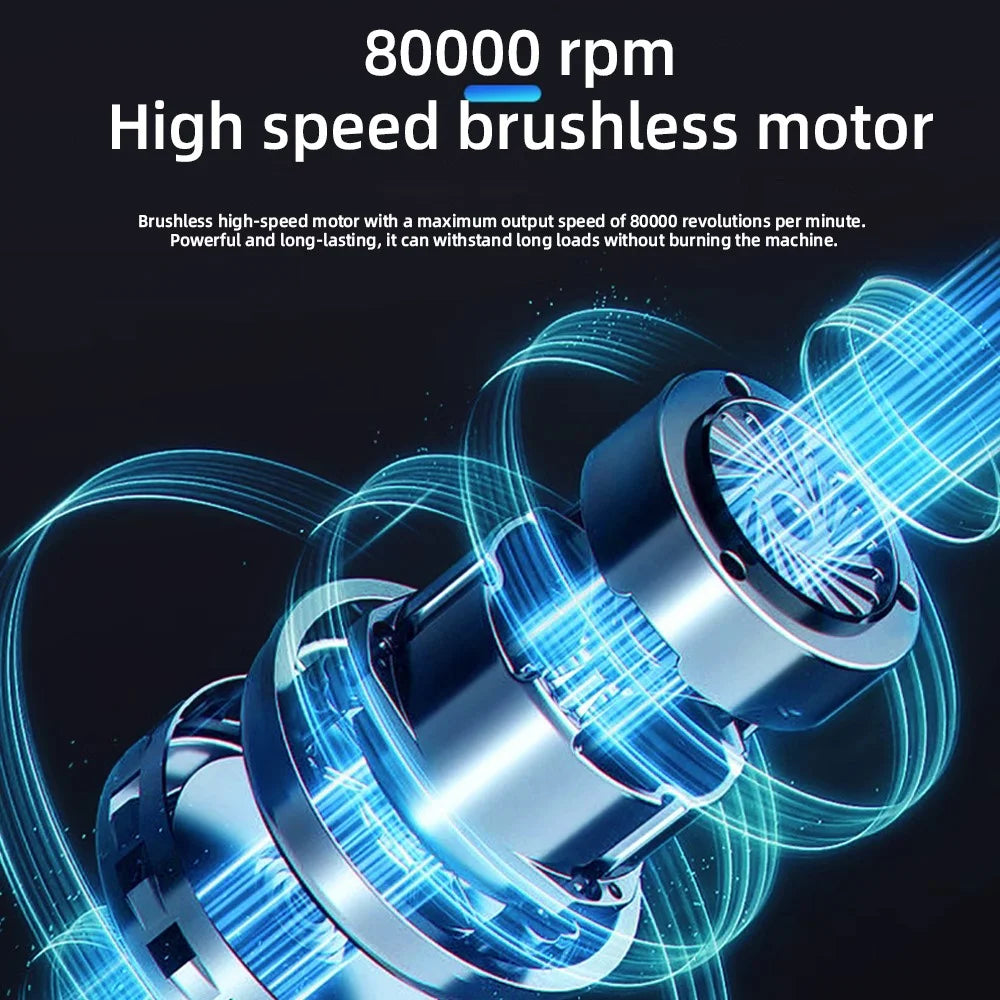 BEST BST-AP-01 80000RPM Turbo Fan Brushless Motor High Speed Portable Wireless Fan - 3