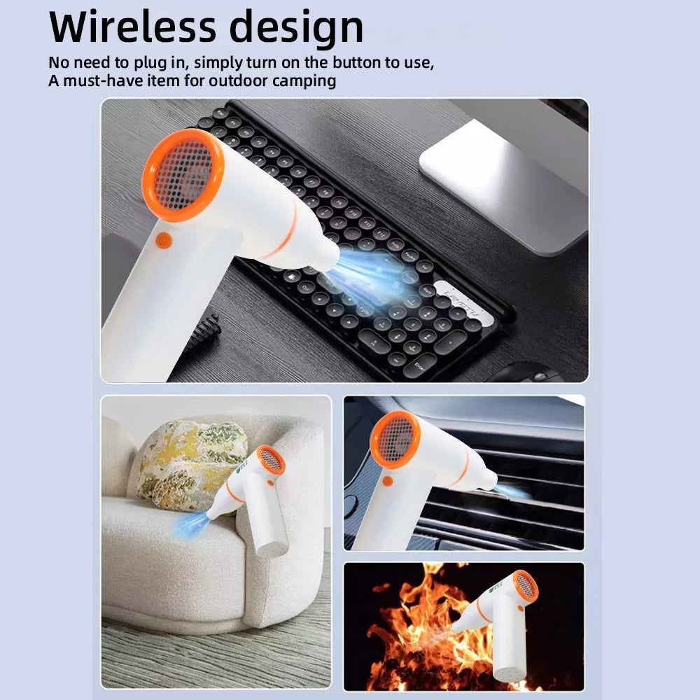 BEST BST-AP-01 80000RPM Turbo Fan Brushless Motor High Speed Portable Wireless Fan - 4