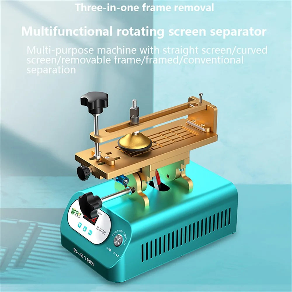 BST-B-918B LCD Screen Separator Machine with Suction Cup Rotary Screen Splitting Machine - UK Plug - 2