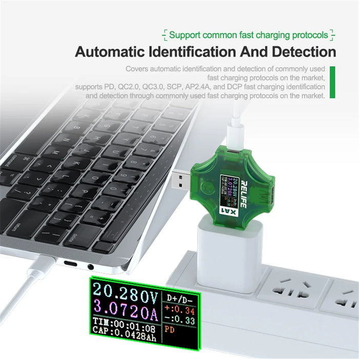 RELIFE XA1 Current Voltage Multifunctional Tester Automatic Identification Detector - 3