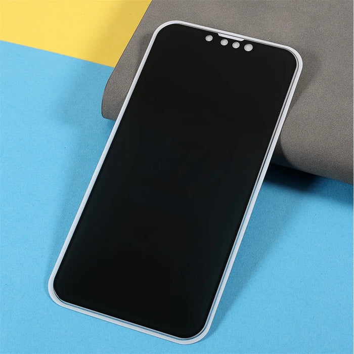360 Degrees Anti-Peep Full Size Full Glue Tempered Glass Screen Protector for  iPhone 13 / 13 Pro / 14 - 3