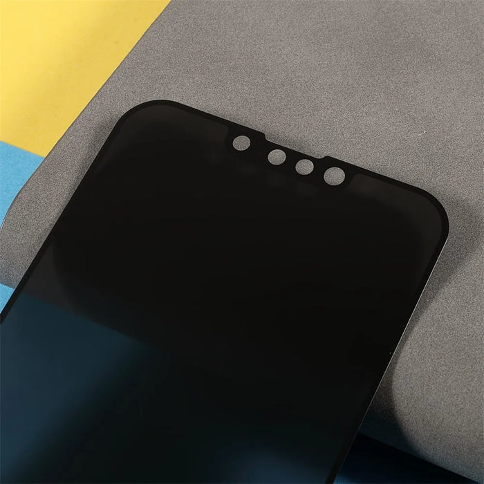 360 Degrees Anti-Peep Full Size Full Glue Tempered Glass Screen Protector for  iPhone 13 / 13 Pro / 14 - 5