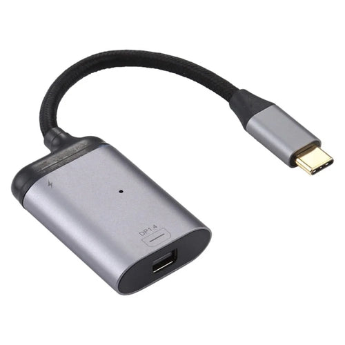 4K Type-C to Mini DisplayPort1.4 PD Data Transfer Adapter USB 3.1 Type C to Mini DP Cable for HDTV Projector - 1