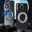 Magnetic Phone Back Ring Holder Kickstand Rotatable Alloy Finger Ring Grip Cellphone Stand - Silver - 7