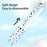For Huawei M-Pencil 1st Generation Silicone Sleeve Cow Pattern Stylus Pen Protective Cover - Black - 2