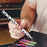 For Apple Pencil (USB-C) Silicone Case Cow Pattern Stylus Pen Protective Sleeve Cover - Black - 3