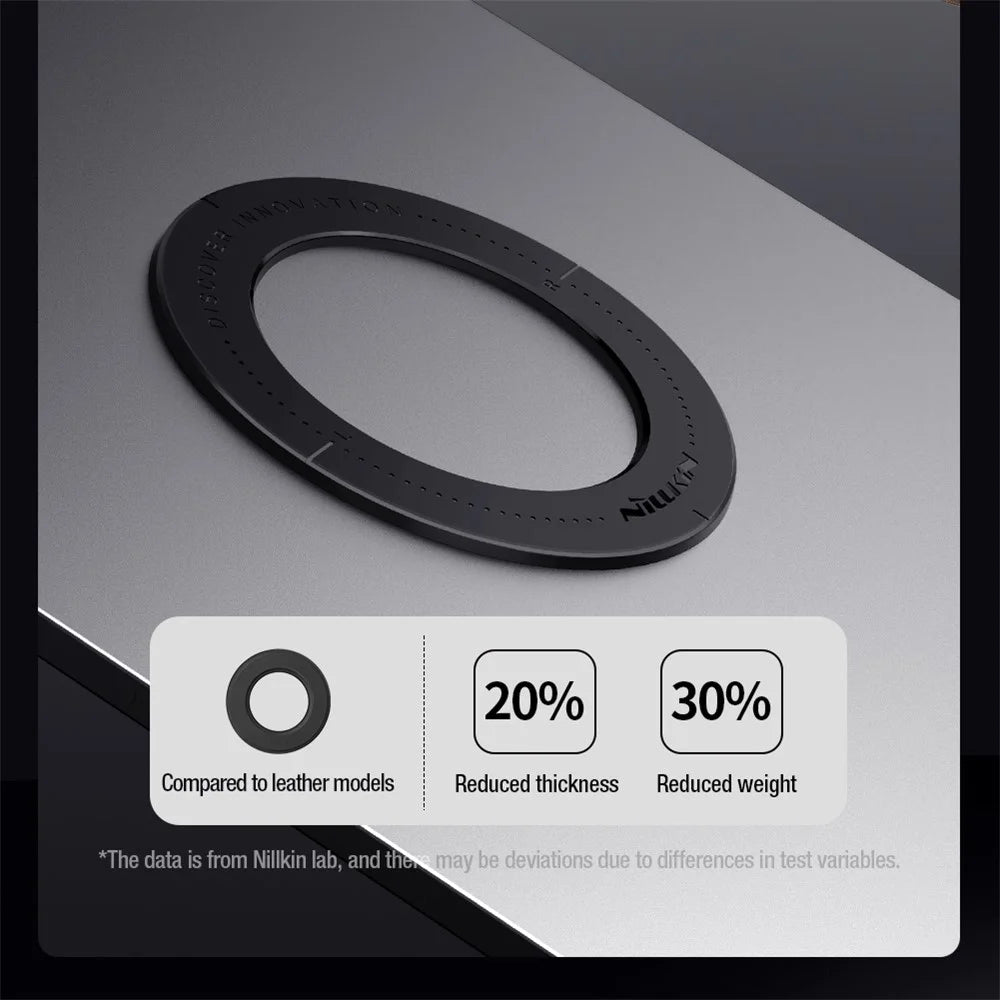 NILLKIN Snaplink Ultra Magnetic Sticker Ultra Thin Magnetic Ring for Tablet - Black - 7